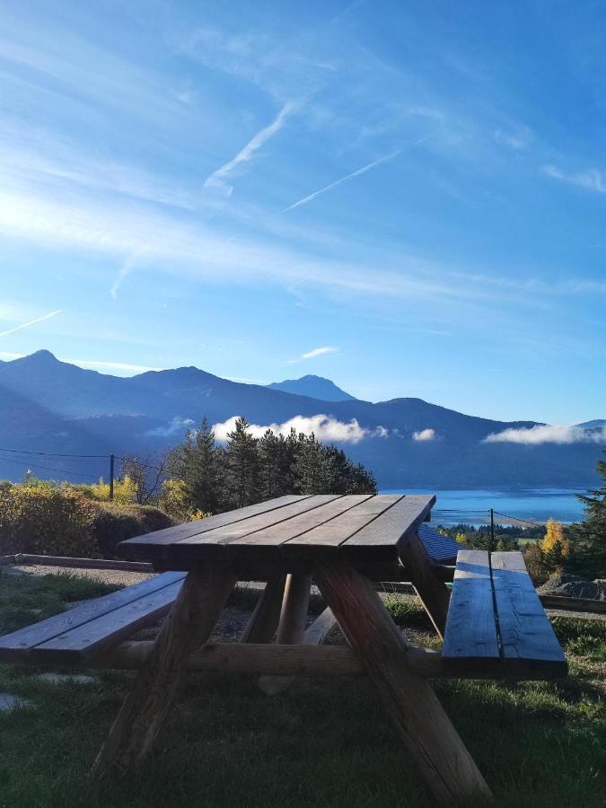 Chambre Vue Lac Av Piscine Prunières 외부 사진