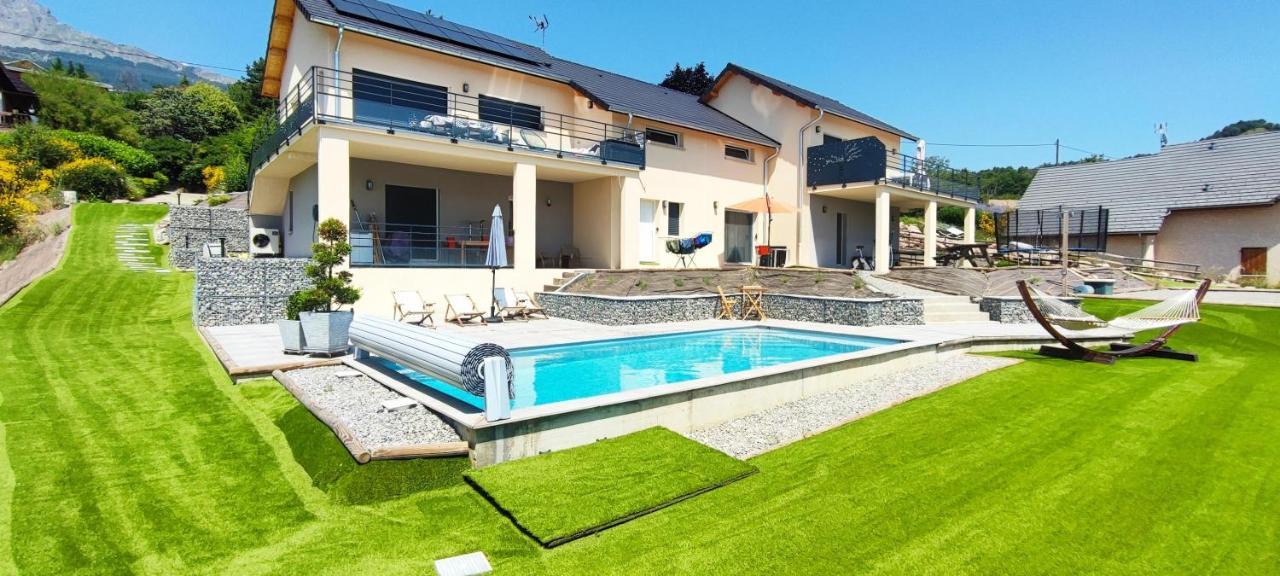 Chambre Vue Lac Av Piscine Prunières 외부 사진