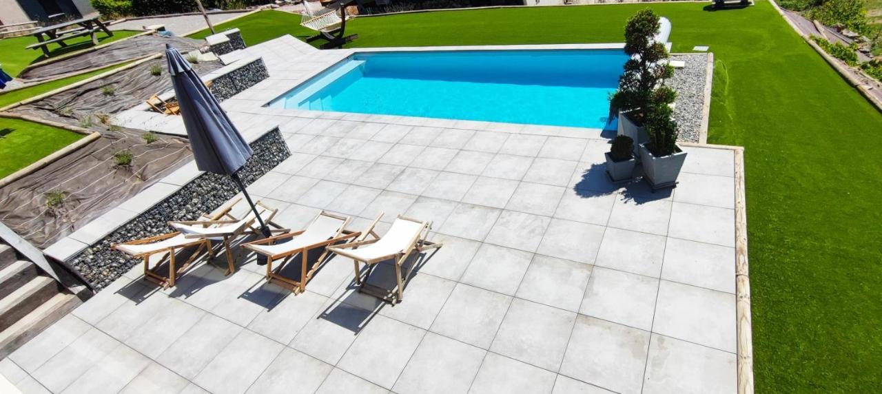 Chambre Vue Lac Av Piscine Prunières 외부 사진